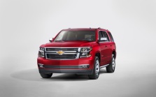 2015 Chevrolet Tahoe in Crystal Claret front from New York Reveal